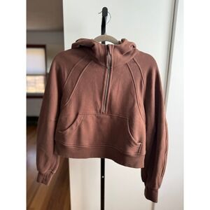 Lululemon Scuba Oversized Half-Zip Hoodie – Size XS/S – Java